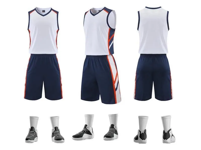 Uniforme esportivo de basquete sem mangas