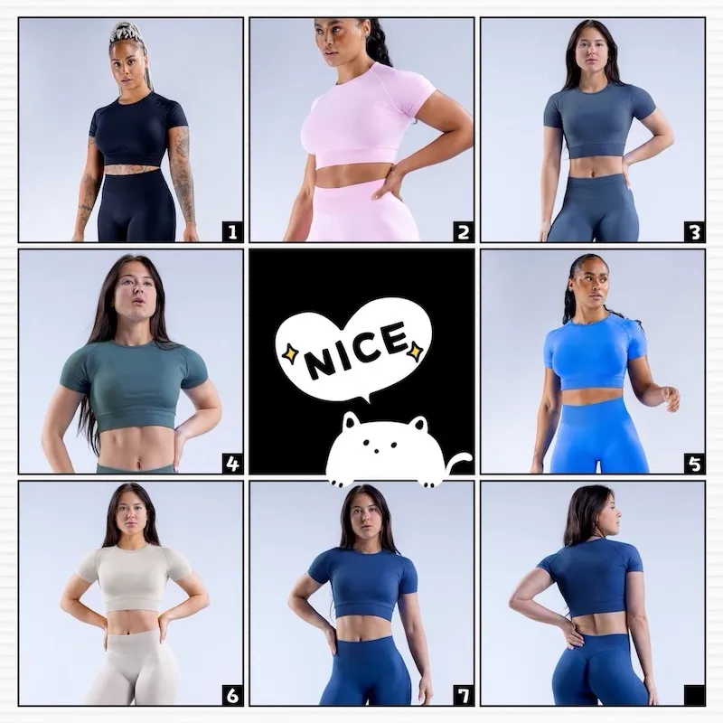 4 Conjunto de Treino Sexy Sem Costura para Mulheres, Sutiã Halter Neck Personalizado + Shorts de Bumbum + Leggings de Yoga, Roupas de Atividade para o Ginásio