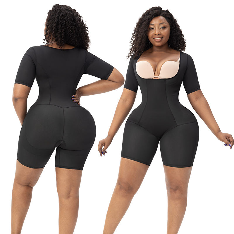 Fábrica de Shapewear Profissional Aumentador de Quadris Pós-parto Controle de Barriga Alta Elasticidade Roupas de Compressão Pós-cirurgia Faja