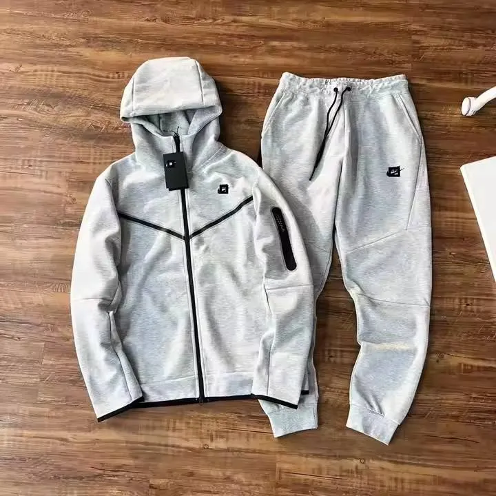 Conjunto esportivo masculino de algodão para ginásio