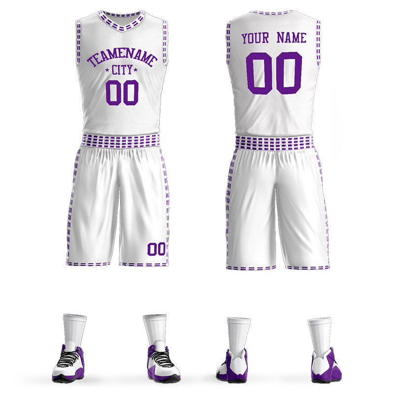 Design de Moda Impressão Sublimada Colorida Roupas de Basquete