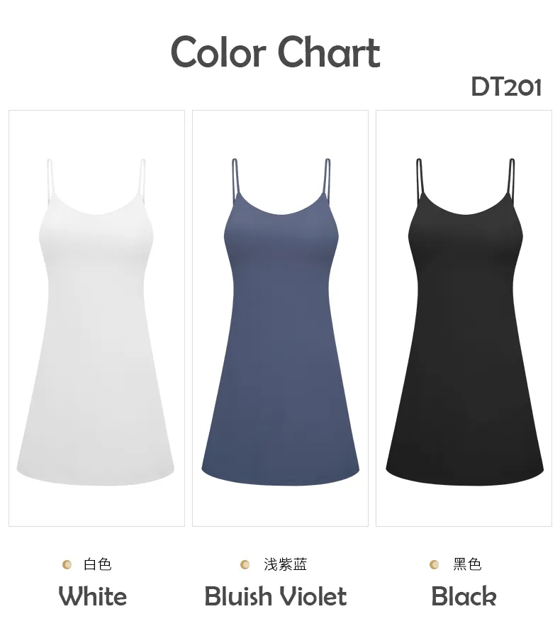 Vestido de Tênis Feminino para Academia de Golfe Secagem Rápida