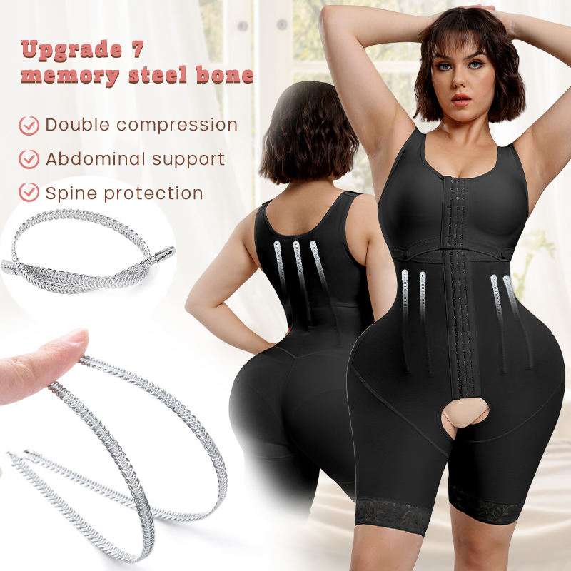Faja de Compressão Alta Liposução Estágio 2 Pós-Operatório Fajas Reloj De Arena Tamanho Plus Controle de Barriga Bbl Fajas Colombianas