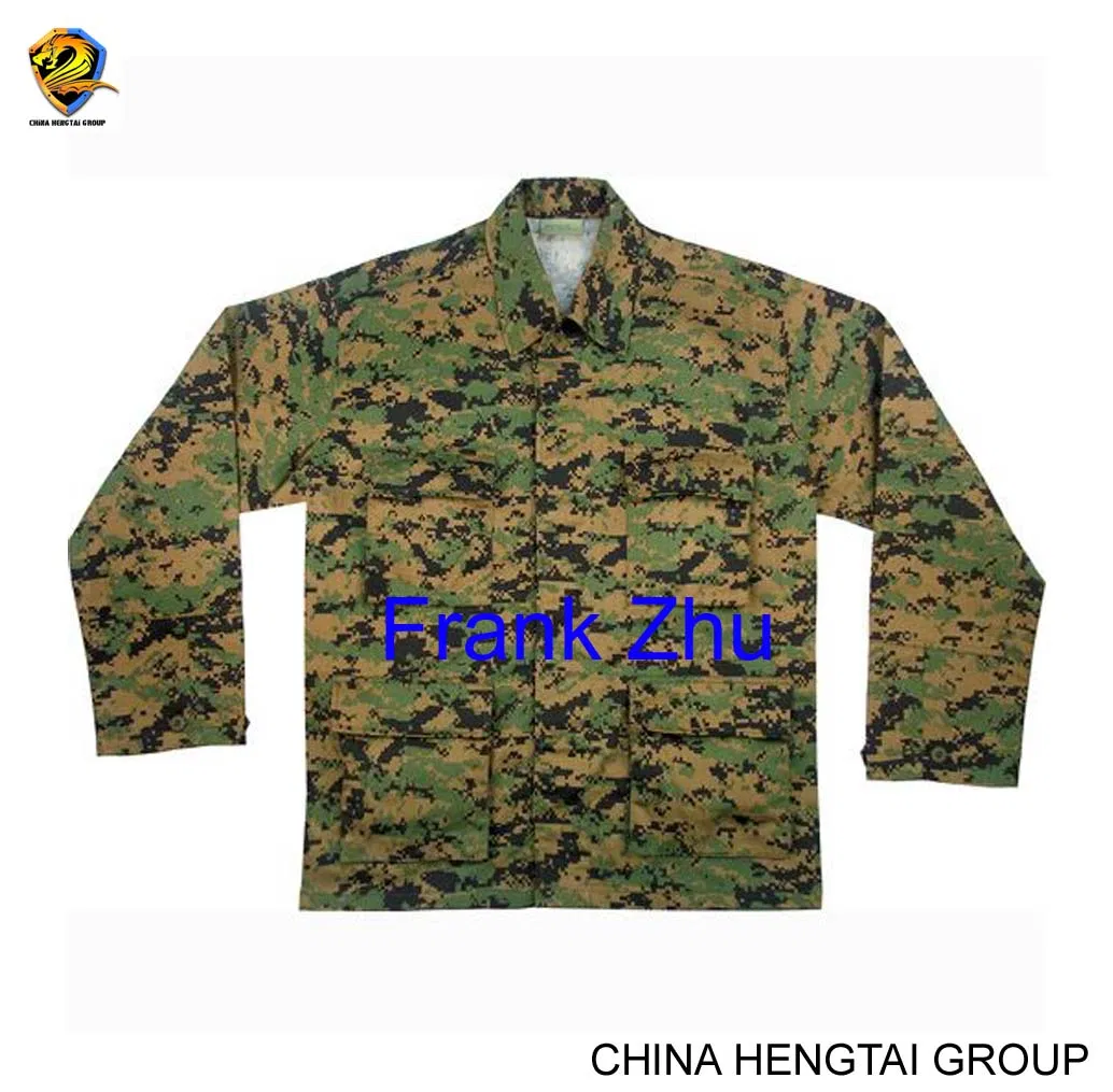 Conjunto de Roupa Tática Camuflada de Manga Longa, Respirável e Antidesbotável para Treinamento, Caminhadas e Trabalho