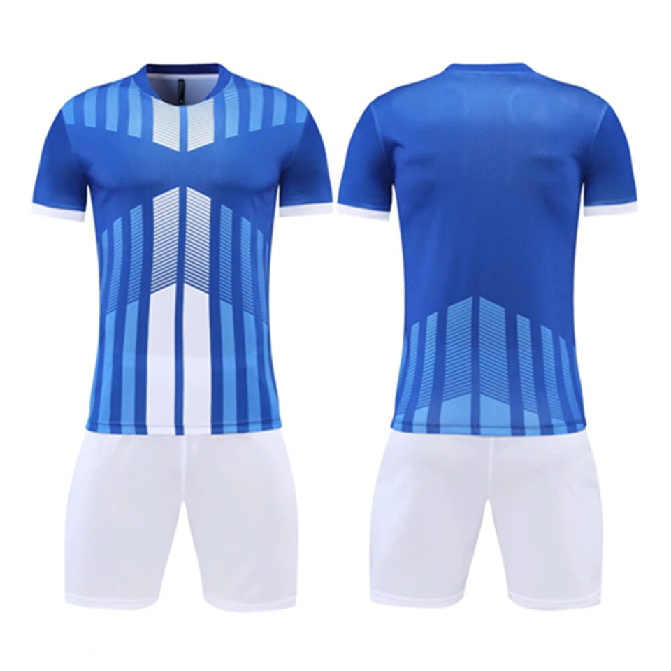 Conjunto de Uniforme de Treinamento de Futebol para Homens, Designer de Logo Personalizado, Barato