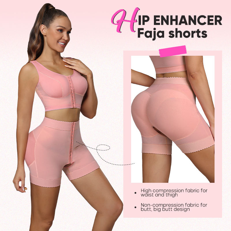 Top de Recuperação Cirúrgica para Mulheres, Sutiã de Mastectomia, Levanta Bumbum, Shorts de Modelagem Pós-Cirurgia, Roupas de Compressão, Fajas Colombianas