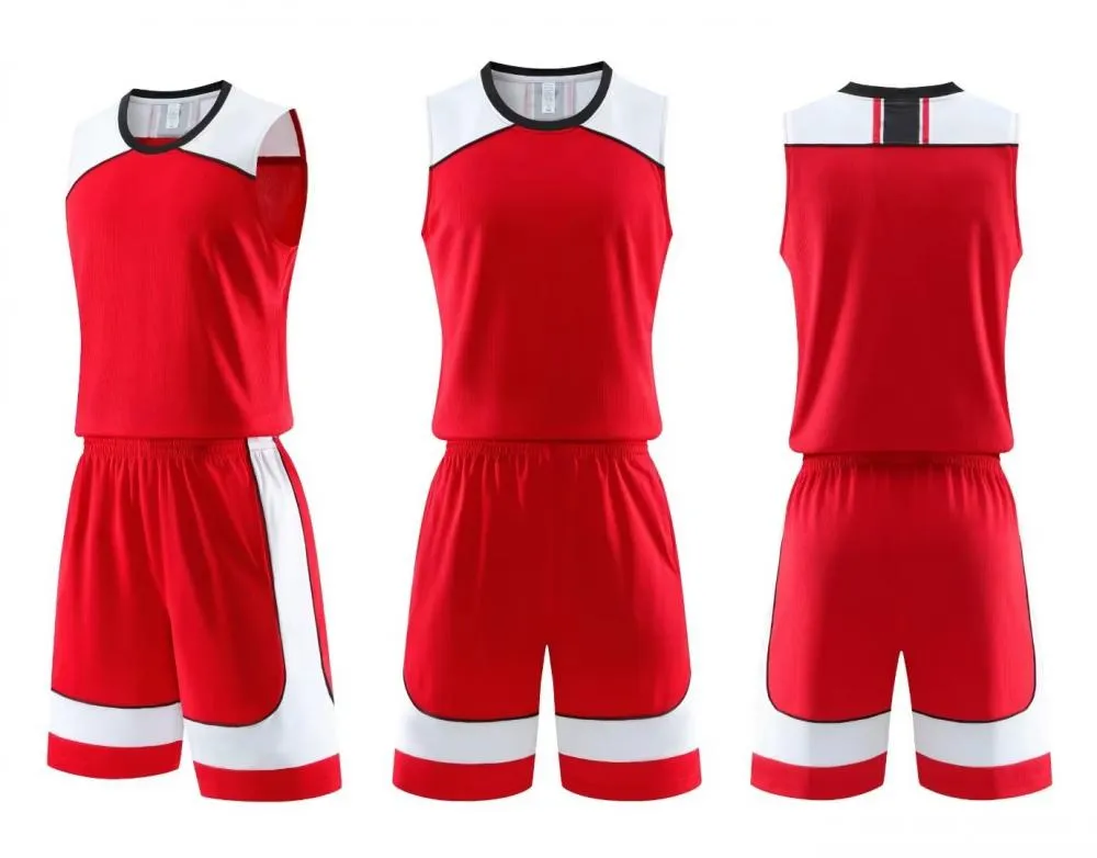 Conjunto Esportivo de Verão Personalizado com Colete Contrastante e Calças para Basquete