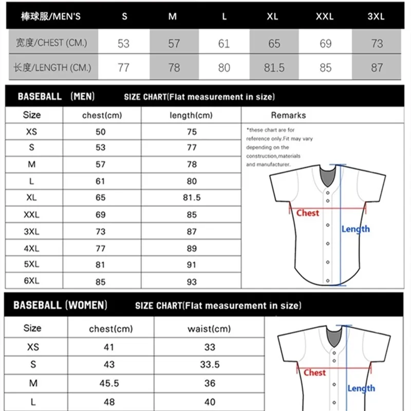 Camisa de Beisebol de Poliéster de Alto Desempenho Uniformes de Beisebol em Malha Personalizados