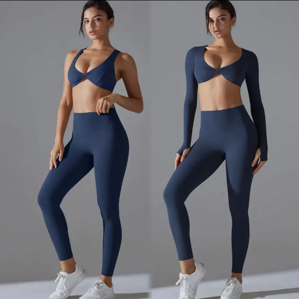 Conjunto de Roupas de Yoga Personalizadas por Atacado