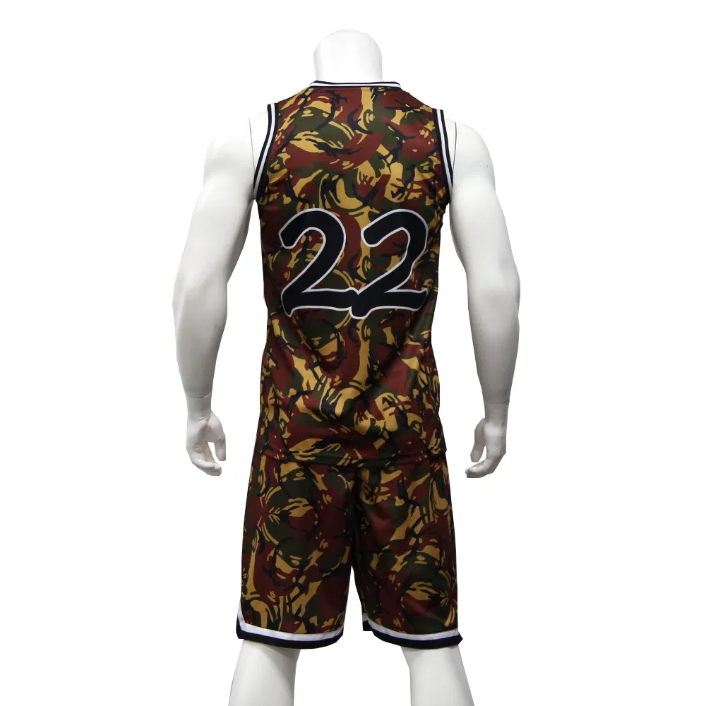 Uniforme de Basquete Personalizado Healong Moda Esportiva Sublimação 100%Polyesterbasketball Uniforme Jersey