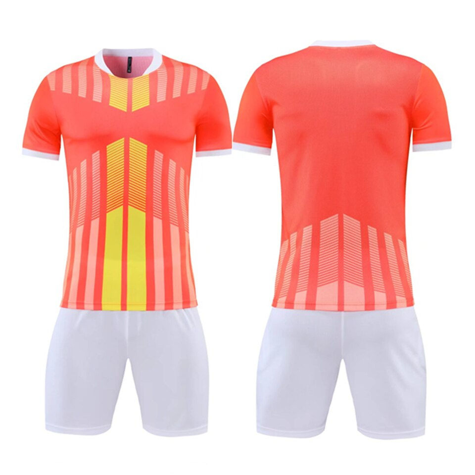 Conjunto de Uniforme de Treinamento de Futebol para Homens, Designer de Logo Personalizado, Barato