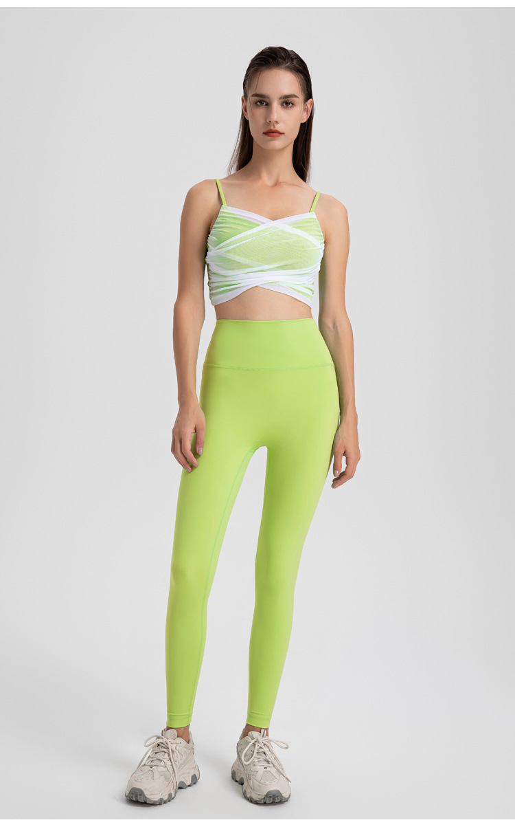 Conjunto de Roupas de Academia para Mulher com Corpo Justo e Bumbum em Pêssego, Alta Qualidade, Yoga, Corrida 2 PCS