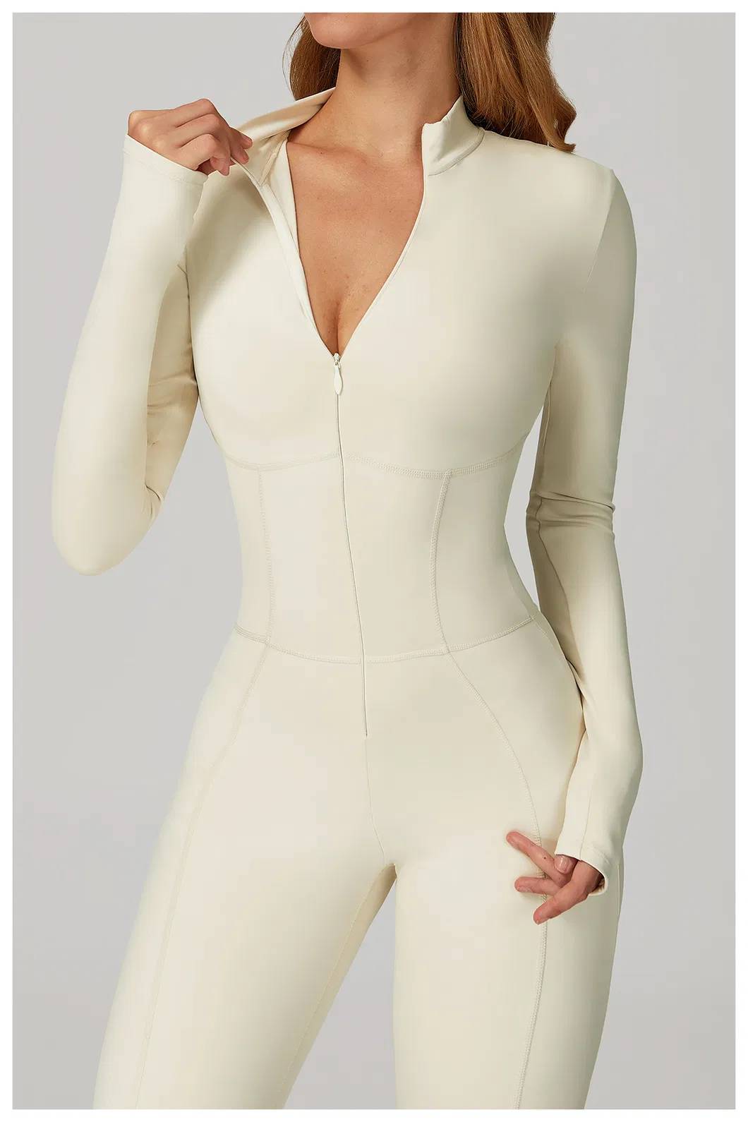 Conjunto de Ioga Feminino de Alta Elasticidade em Estilo Moderno, Roupas Multifuncionais para Corrida e Moda Fitness