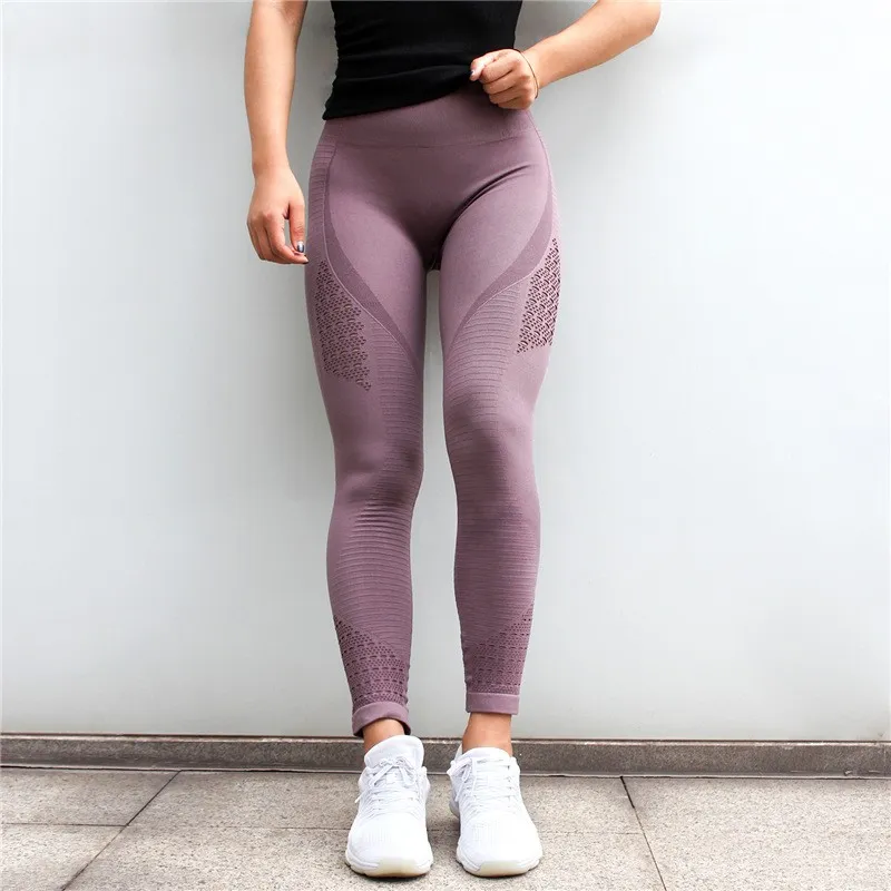 Leggings de Yoga de Compressão Rápida para Mulheres com Cintura Alta, Calças de Yoga Brasileiras Personalizadas, Roupas de Esporte para Academia