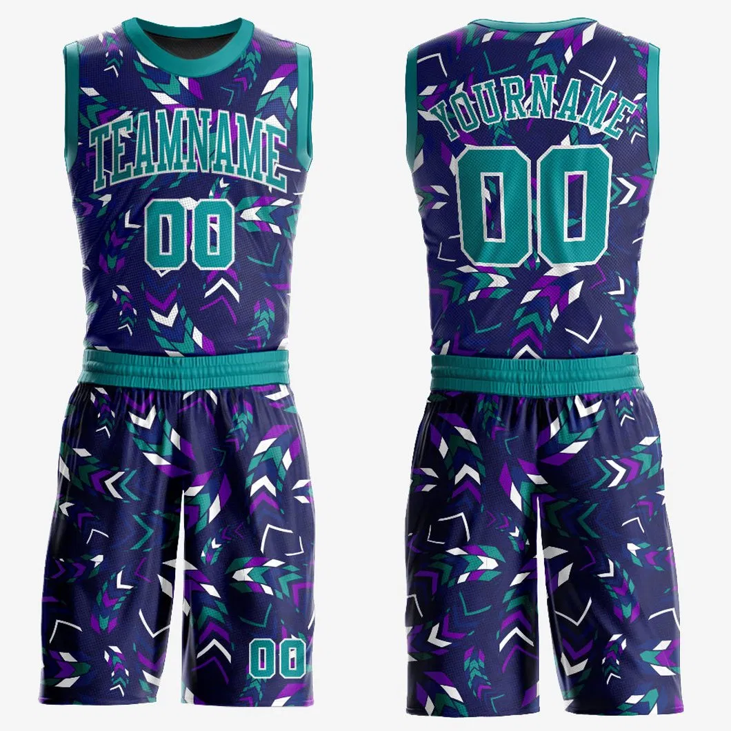 Preço de Fábrica Uniforme Esportivo Personalizado em Malha de Poliéster para Equipe de Basquete