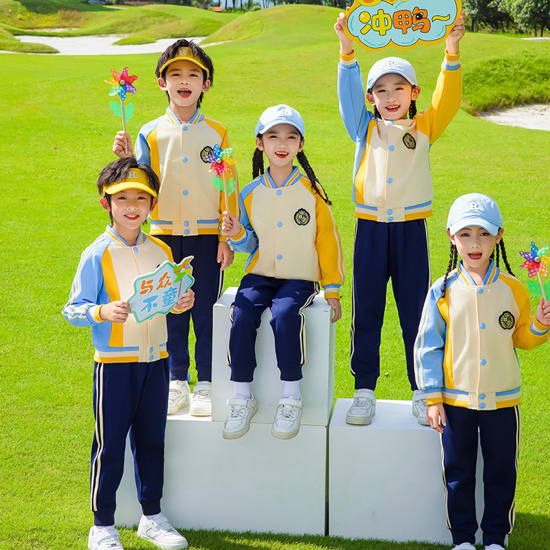 Camisa Polo Escolar de Design em Duas Cores Personalizada para Uniforme de Equipe Estudantil