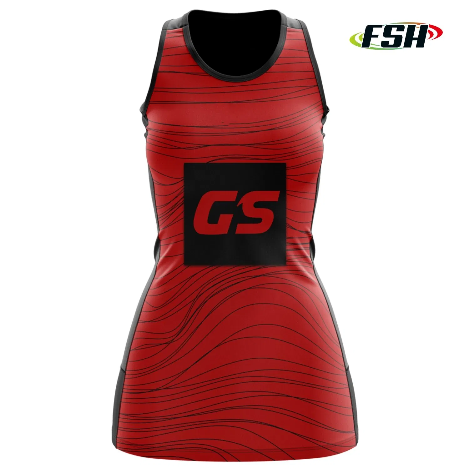 Vestido de Netball para Equipe Esportiva Feminina com Logo Personalizado, Saia de Tênis Sexy, Uniforme