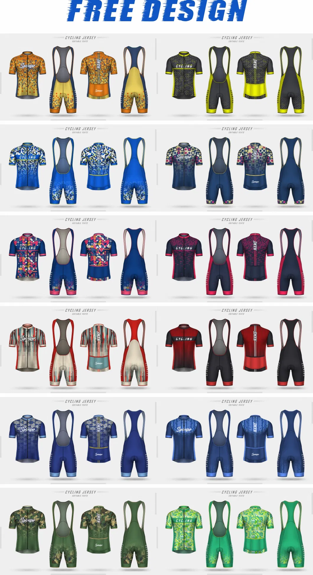 Detalhes das Camisetas de Ciclismo
