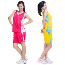 Roupas de basquete femininas personalizadas por atacado