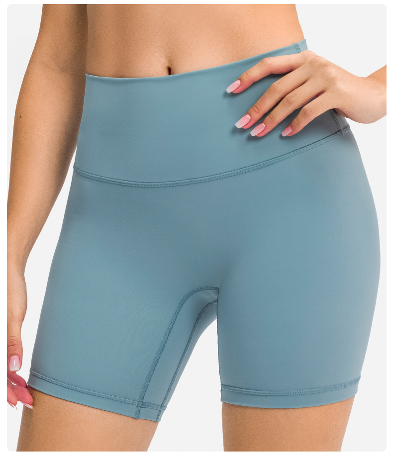 Roupas de Ginástica por Atacado Calça de Yoga Roupas Esportivas Roupas de Fitness Sem Camel Toe Cintura Alta Mulheres Shorts de Yoga Biker Roupas de Fitness Ginástica Esportivas