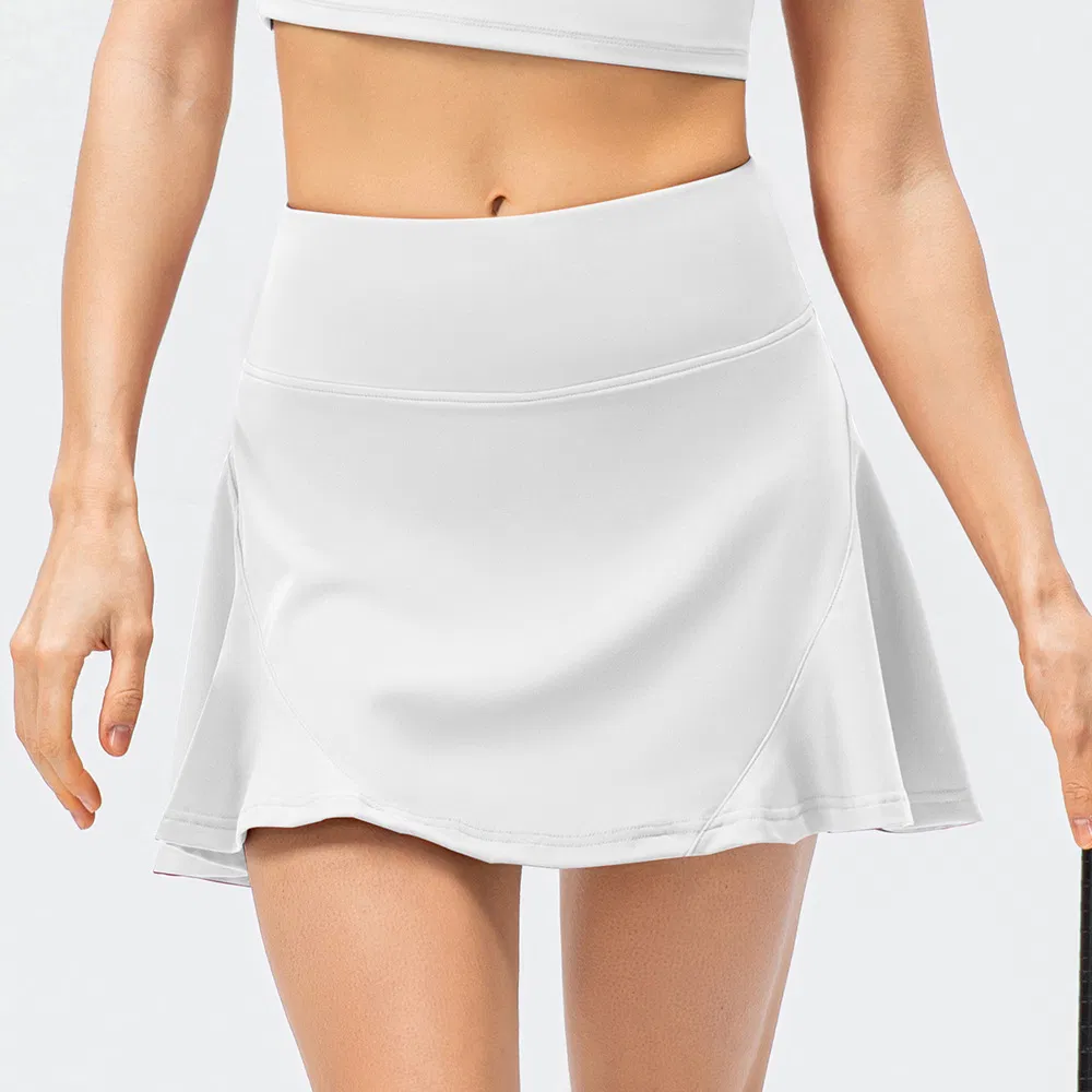 Vestido de Tênis Confortável em Movimento Roupas Esportivas 2 em 1 Saias de Tênis Roupas de Yoga
