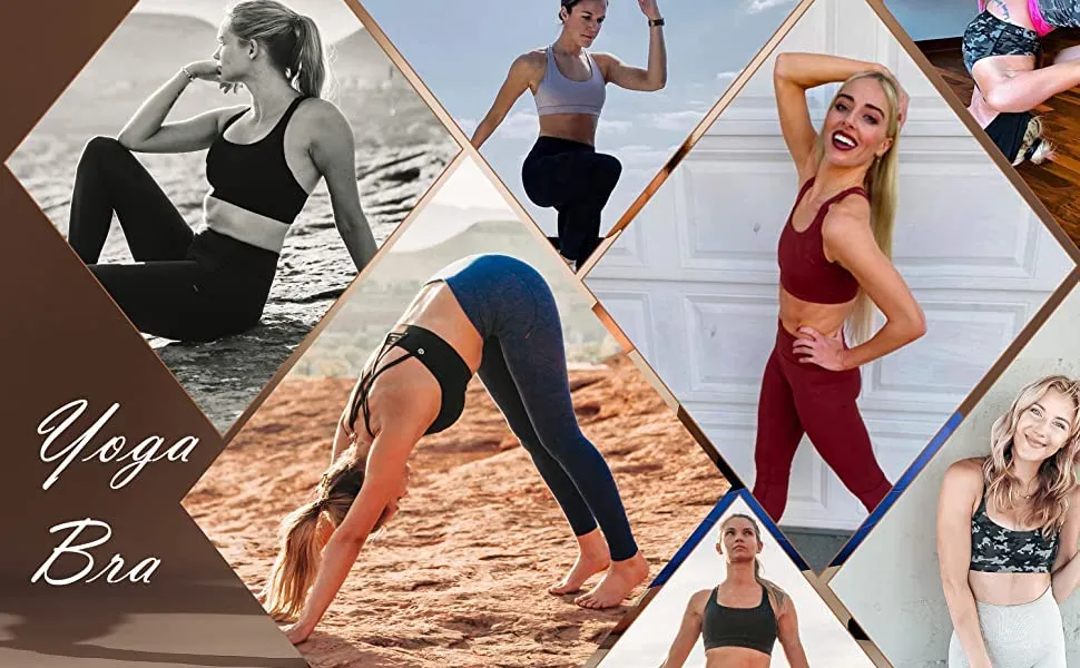 Roupas de treino sexy sem costas para fabricação original, sutiã esportivo com almofadas removíveis, blusa de exercício halter de nylon e spandex premium para mulheres