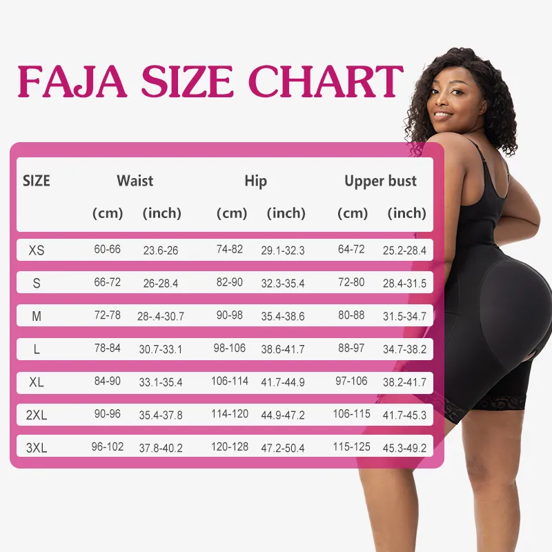 Roupa modeladora pós-operatória de alta compressão para cirurgia Bbl Colombiana Estágio 2 Faja Colombianas Levantamento de Bumbum