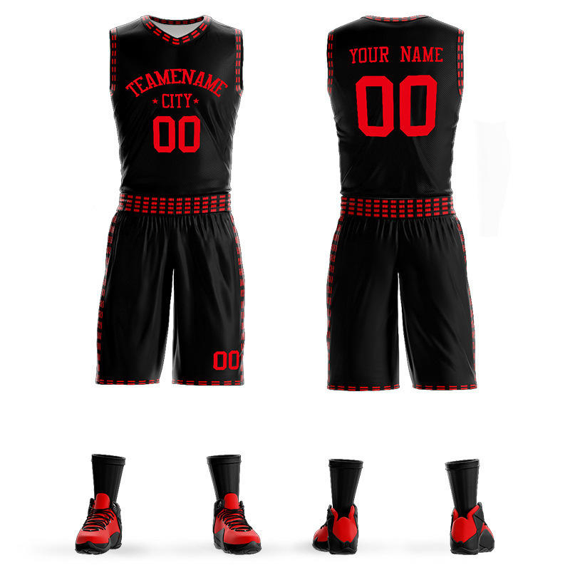 Design de Moda Impressão Sublimada Colorida Roupas de Basquete