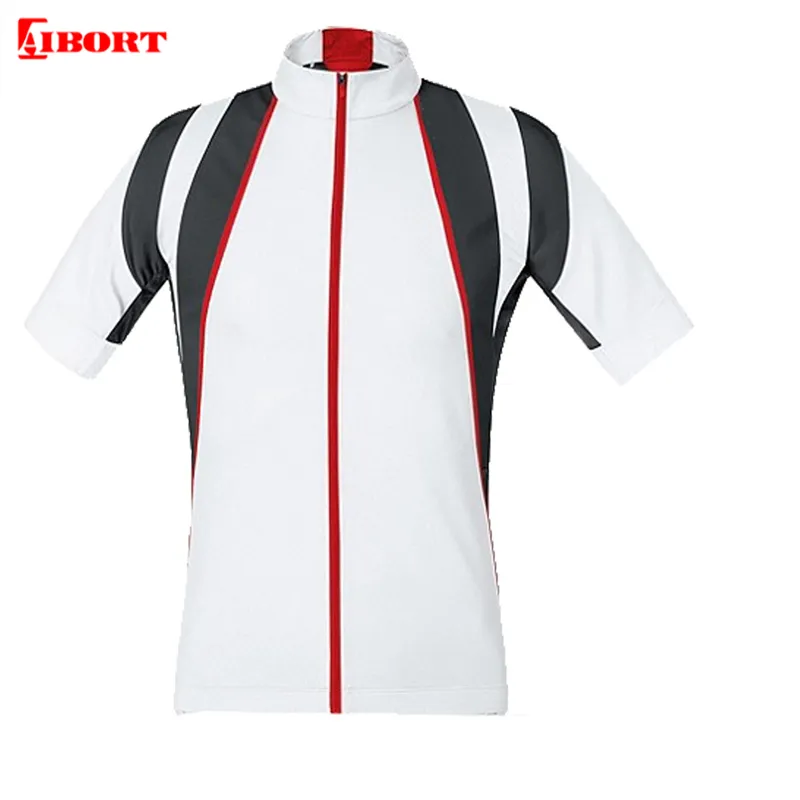 Conjunto de Jersey de Ciclismo de Manga Curta PRO Roupas de Ciclismo Marca Personalizada (L-CY-122)