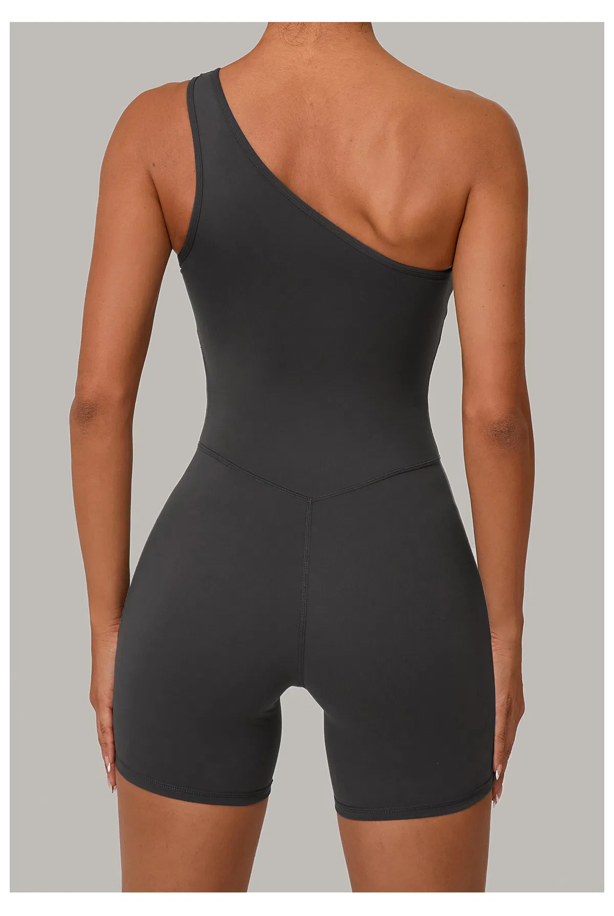 Macacão Fitness Plus Size Atacado Respirável de Secagem Rápida para Pilates Indoor, Macacão Curto para Esportes