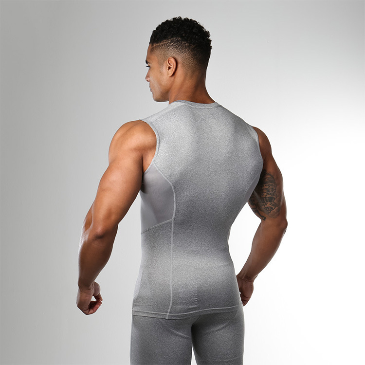 Novas Meias Calças Camiseta de Treinamento Masculina para Corrida Alta Elasticidade Respirável Controle de Suor Rápido Secagem Tops