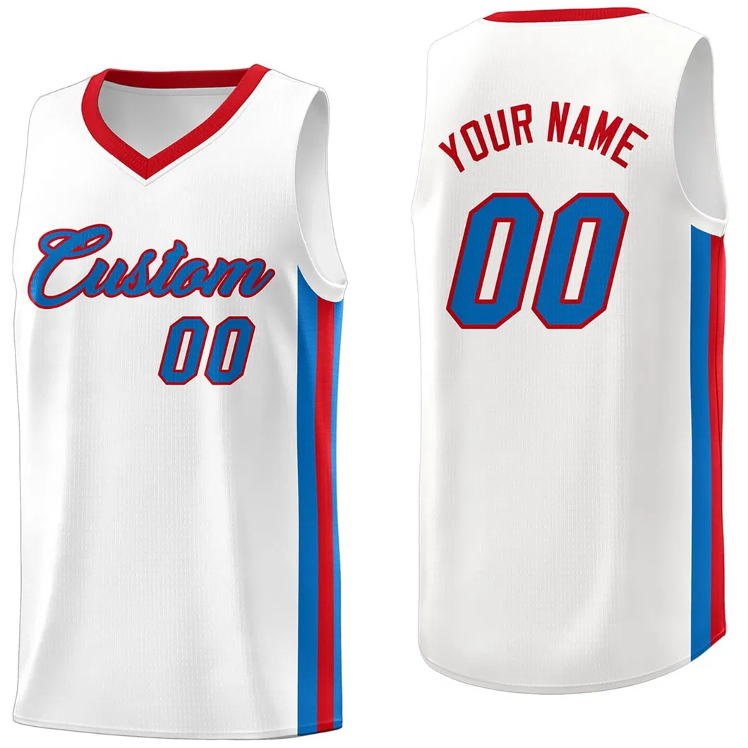 Fabricação de Camisetas de Basquete Uniformes Personalizados para Equipes com Tecido de Secagem Rápida