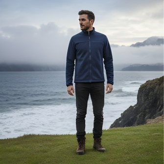 Jaqueta de Fleece Térmico Polar Adequada para Acampamento de Inverno, Caminhadas e Clima, Roupas Populares