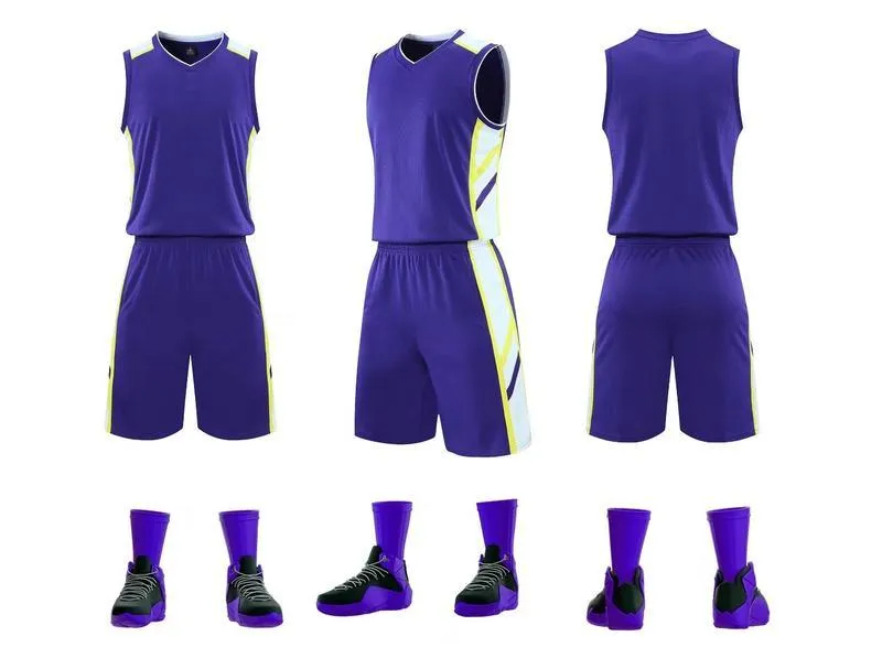 Uniforme esportivo de basquete sem mangas