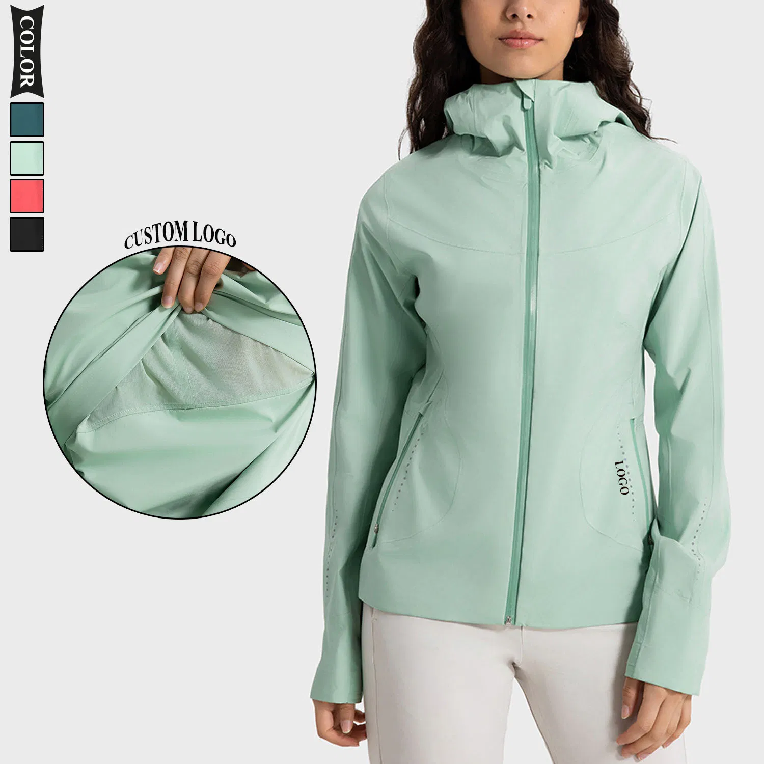 Roupas de Caminhada com Capuz para Mulheres Leves para Atividades ao Ar Livre e Acampamento