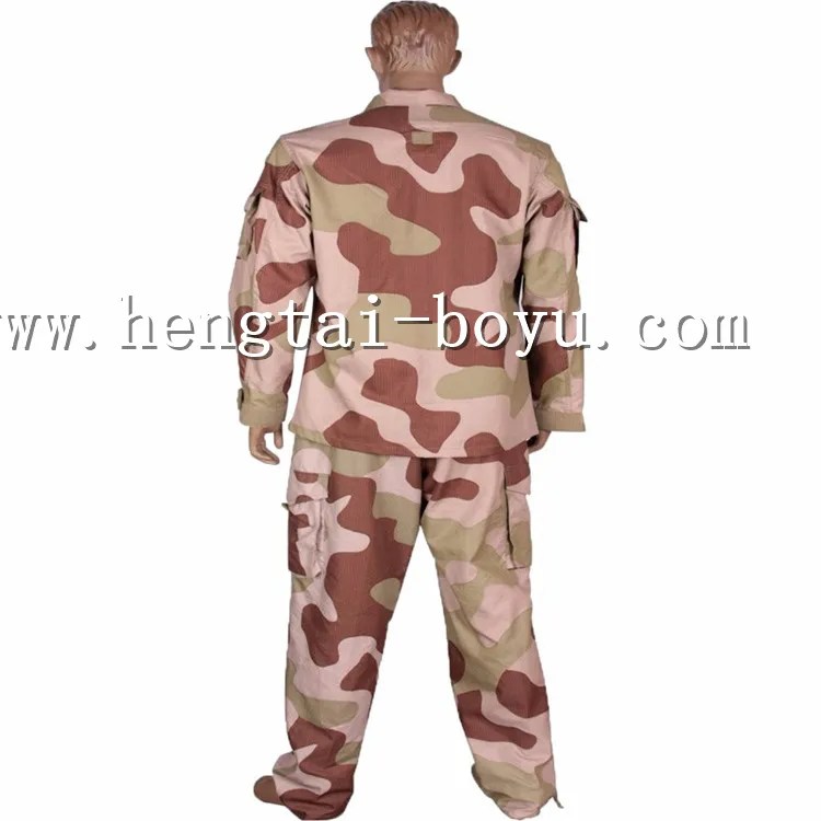 Conjunto de Roupa Tática Camuflada de Manga Longa, Respirável e Antidesbotável para Treinamento, Caminhadas e Trabalho