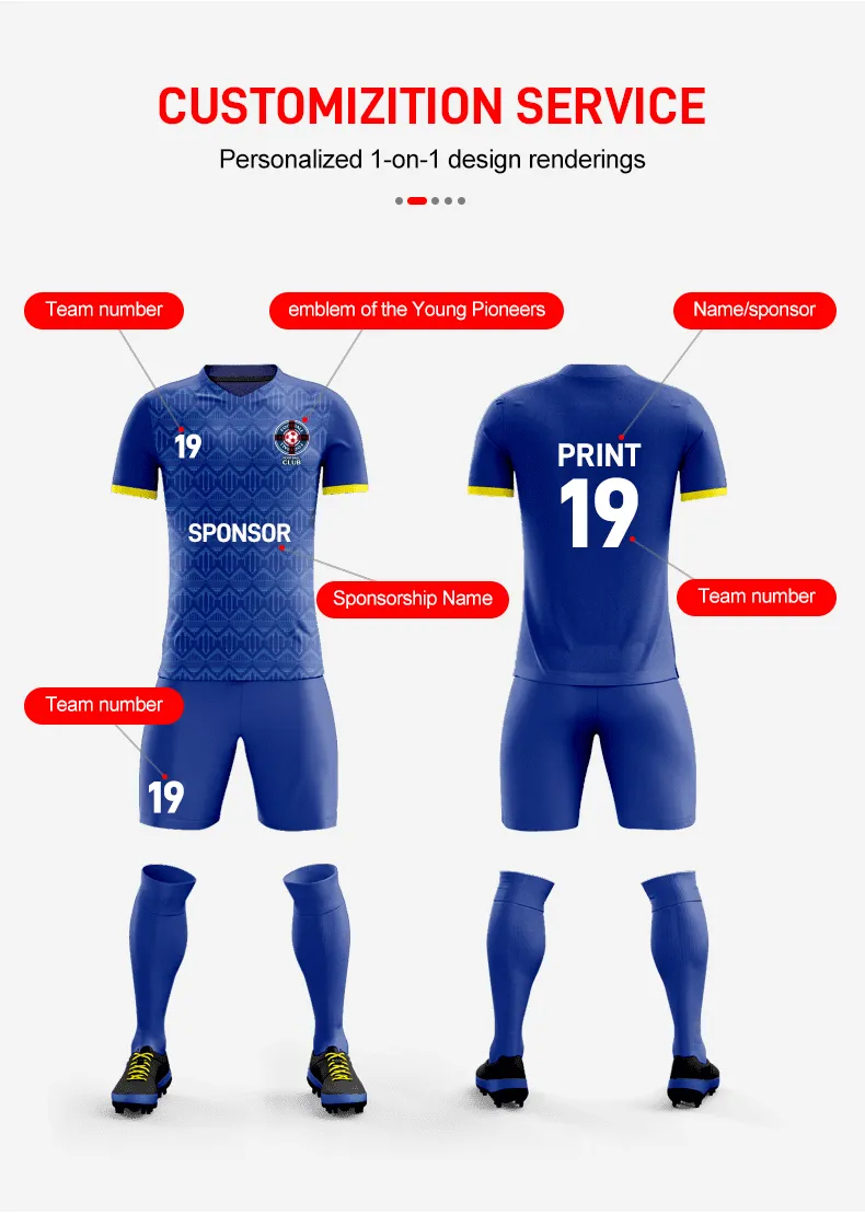 Detalhe Camiseta de Futebol