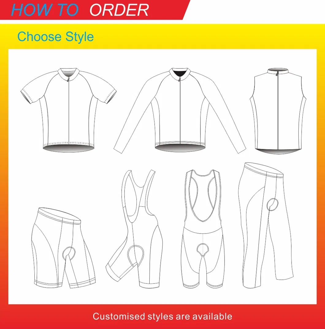 Conjunto de Roupas de Ciclismo para Homens com Camiseta de Manga Curta Preta OEM Plain PRO Team e Calças Ciclismo com Suspensório, Roupas Personalizadas de Ciclismo
