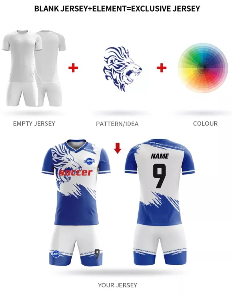 Uniformes de Futebol Secagem Rápida por Atacado
