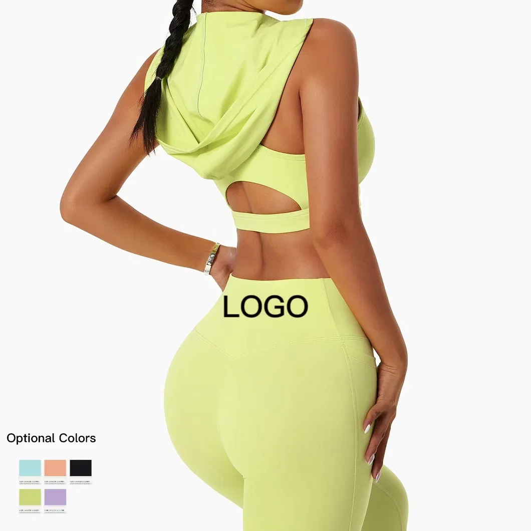 2023 Novas Chegadas Conjuntos de Moda Feminina para Yoga Academia Roupas de Treino para Mulheres Roupas Esportivas Moletons + Leggings