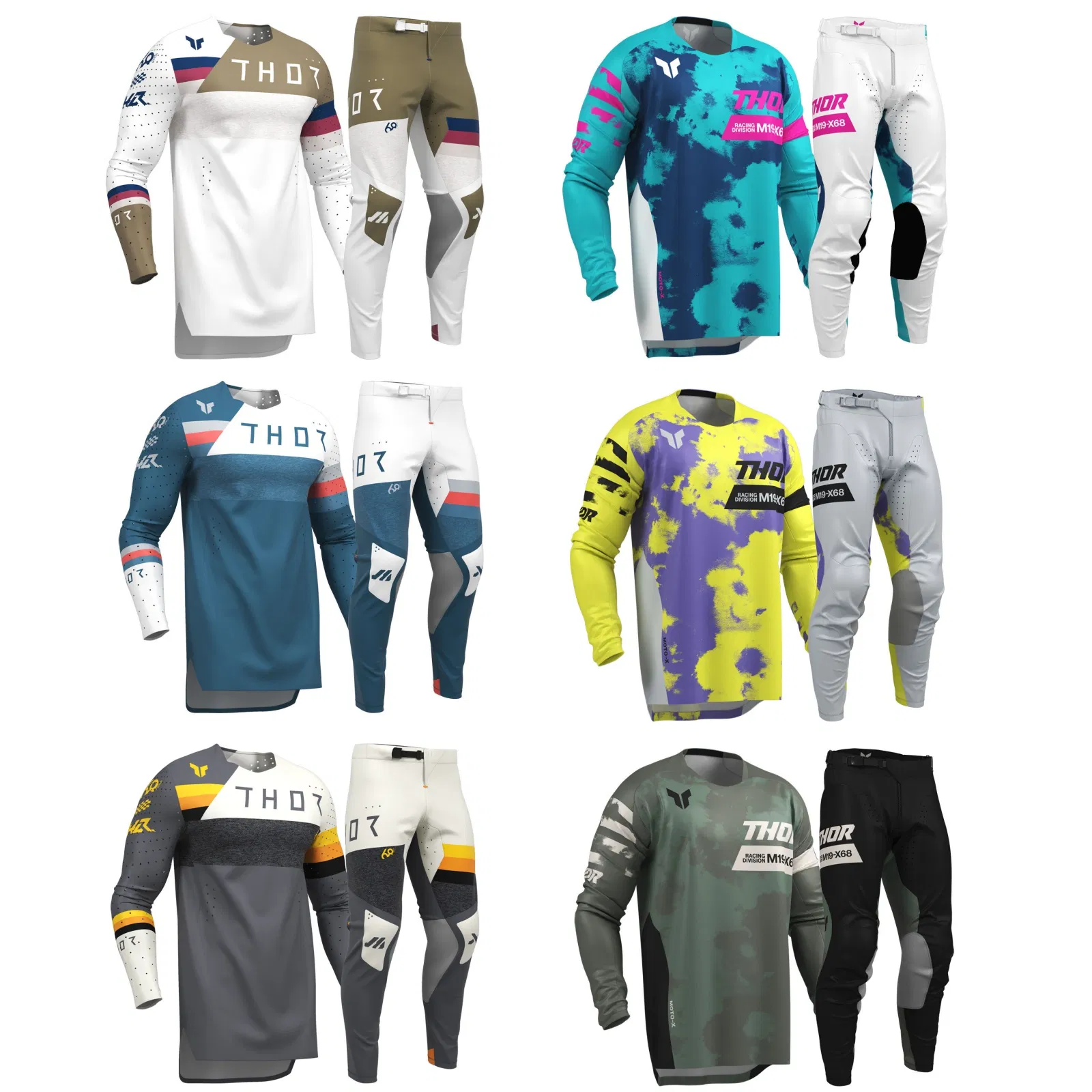 Equipamento de vestuário esportivo personalizado para ciclismo de estrada, roupas de corrida, trajes de motocicleta off-road