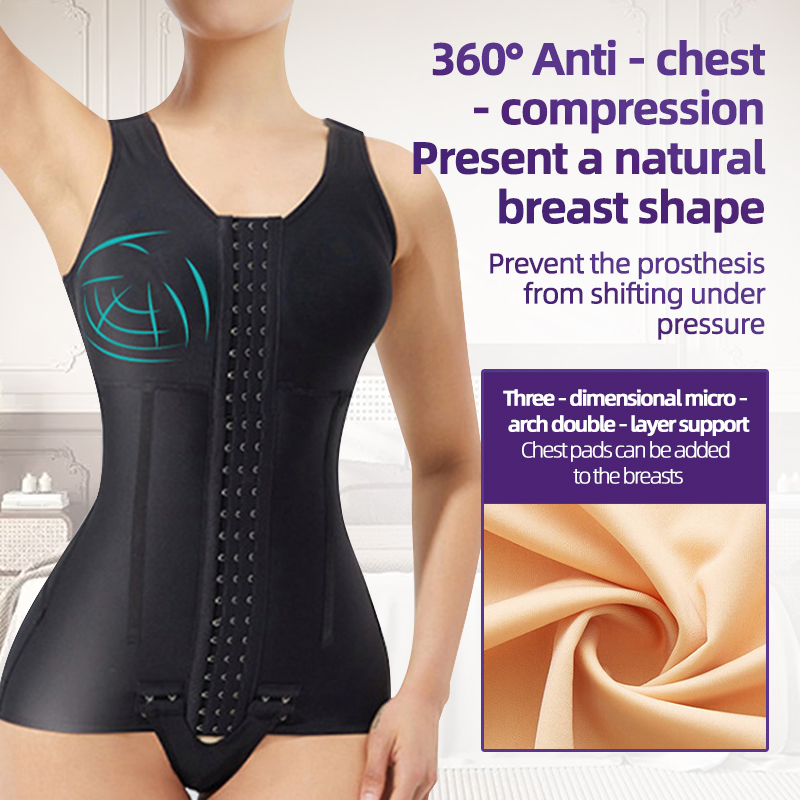 Shapewear de Compressão Colombiano PARA Mulher Estágio 1 Shapewear Usado Garment Liposuction Fajas Colombianas Pós Cirurgia com Sutiã Modelador de Corpo Corset