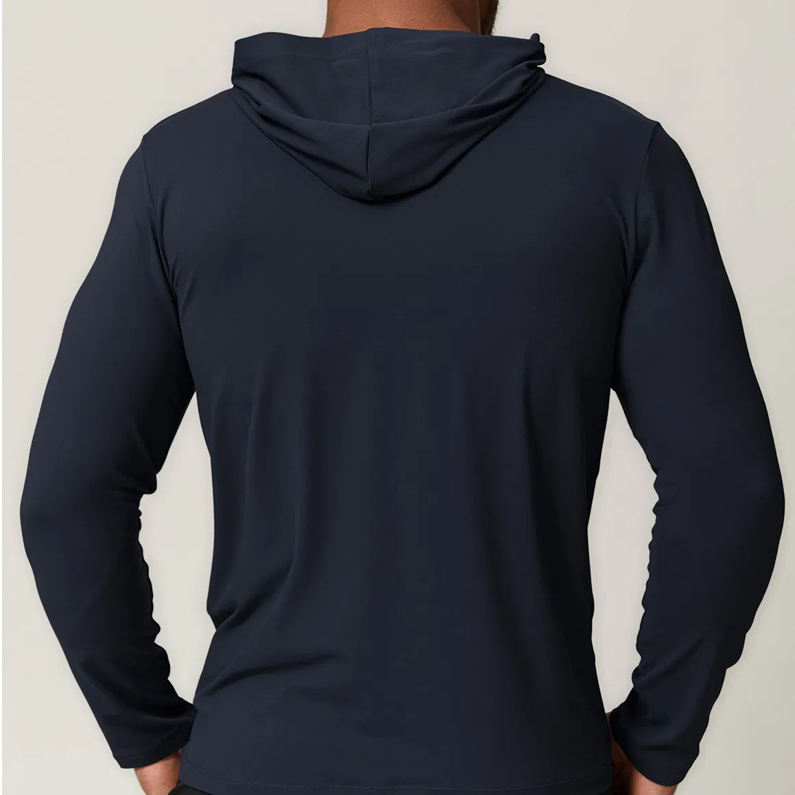 Camisetas de moletom com capuz casuais masculinas, secagem rápida, de manga longa, pulôver para corrida, vestuário de fitness para atividades ao ar livre