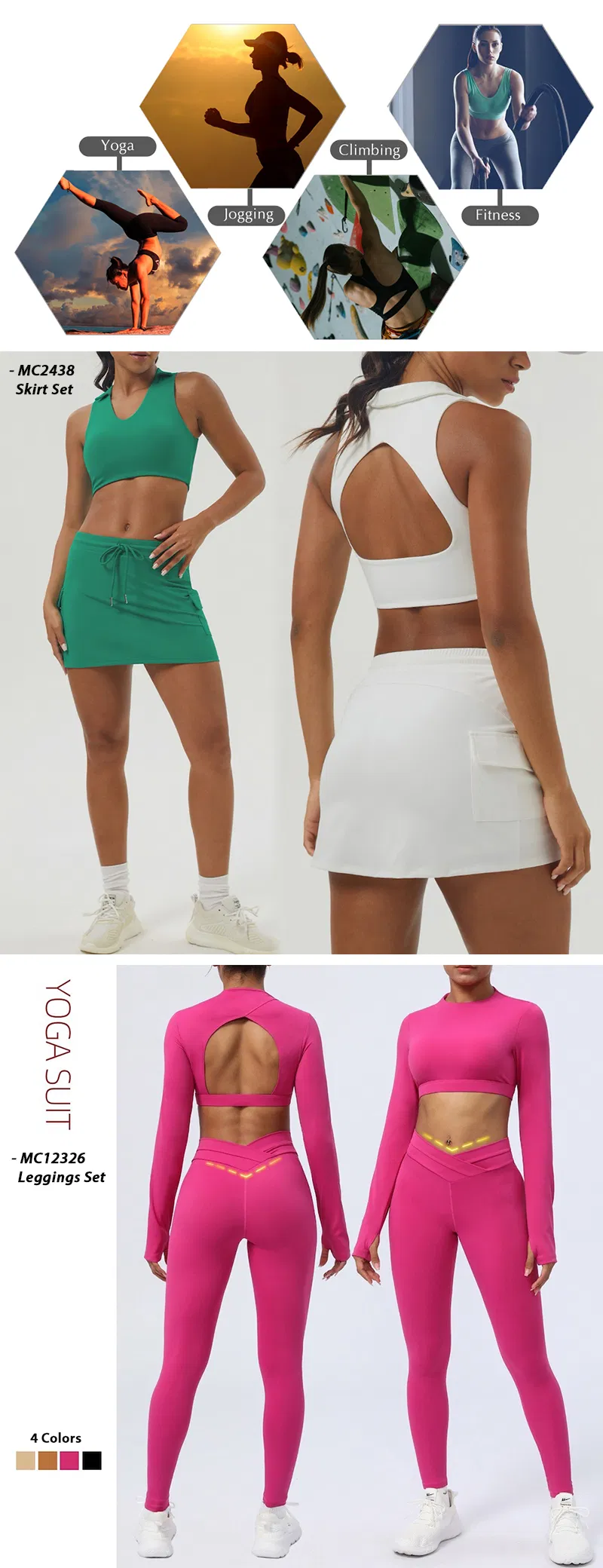 Conjunto sexy abrir para trás