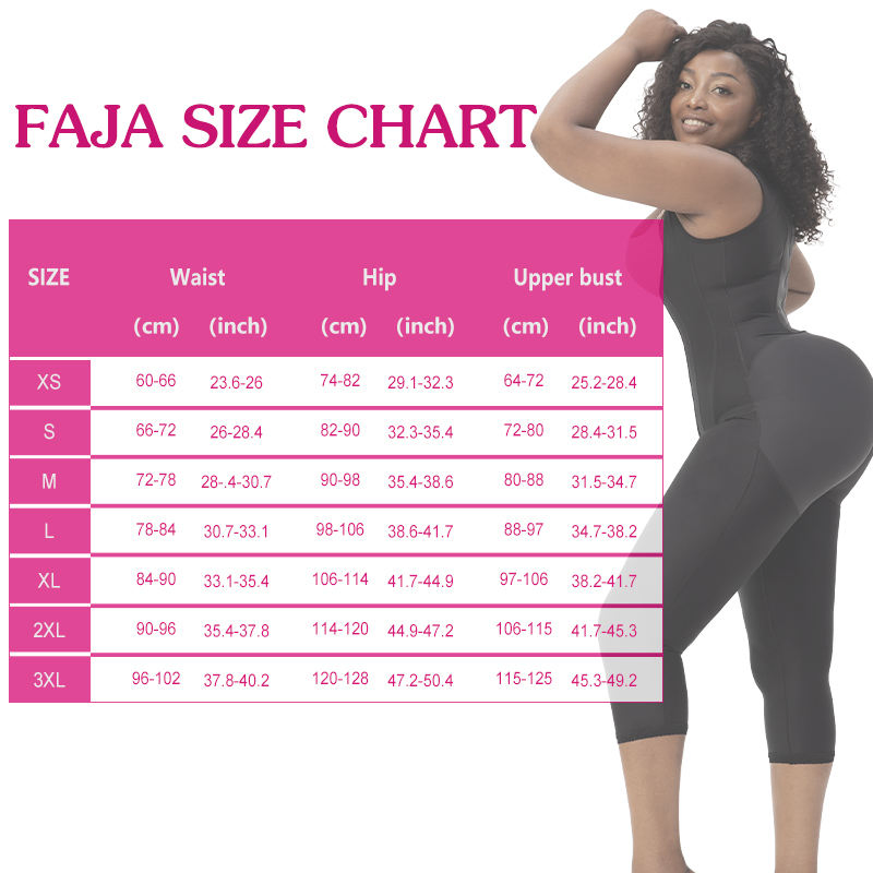 Stage 1 Bbl Colombianas Pós Cirurgia Gaine Amincissante Mulher Abdominoplastia Roupa de Compressão Tecido Elástico PARA Fajas