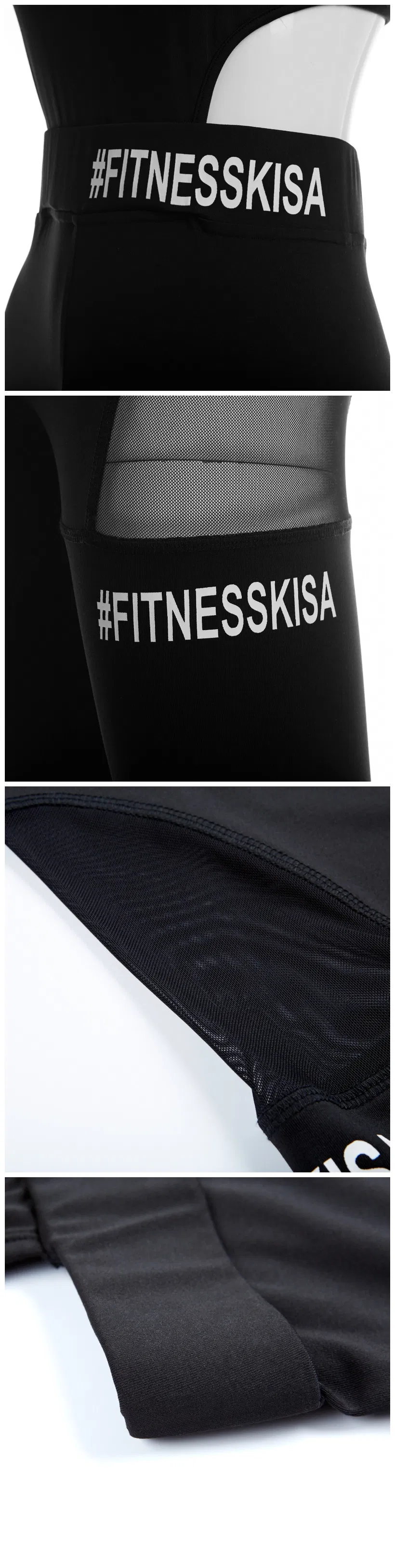 Conjunto de Roupas de Ginástica Feminina em Uma Peça, Roupas de Esporte para Treino, Fitness e Yoga