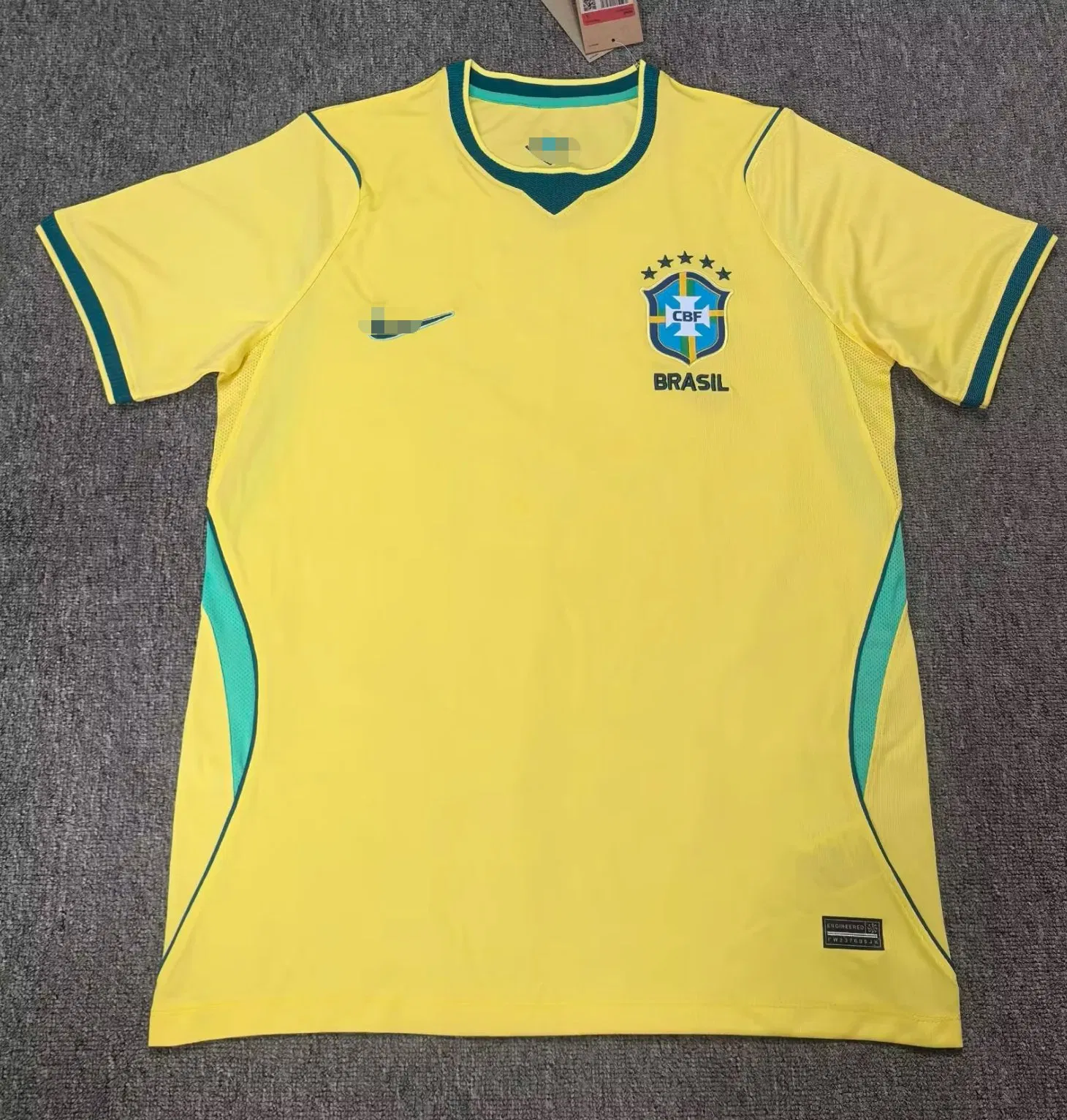 26/27 Uniforme de Futebol Atacado do Brasil Camisas Réplicas Edição de Torcedor da Tailândia Roupas Esportivas Retro Camisas da Seleção Brasileira