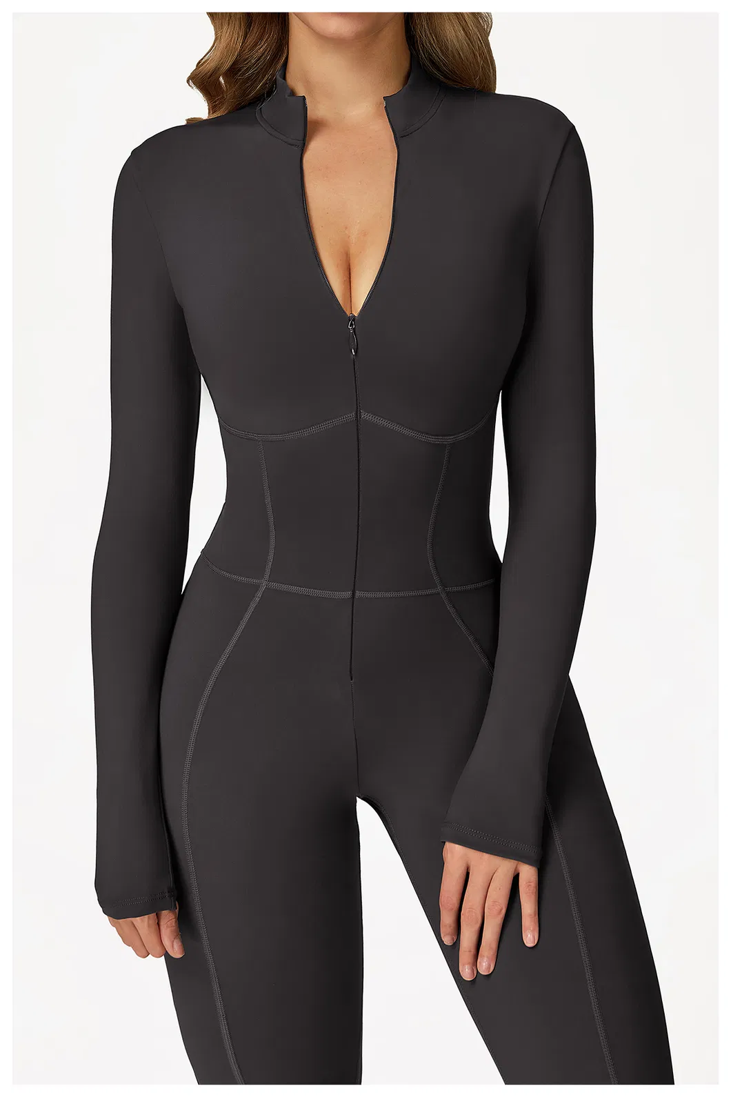 Conjunto de Ioga Feminino de Alta Elasticidade em Estilo Moderno, Roupas Multifuncionais para Corrida e Moda Fitness