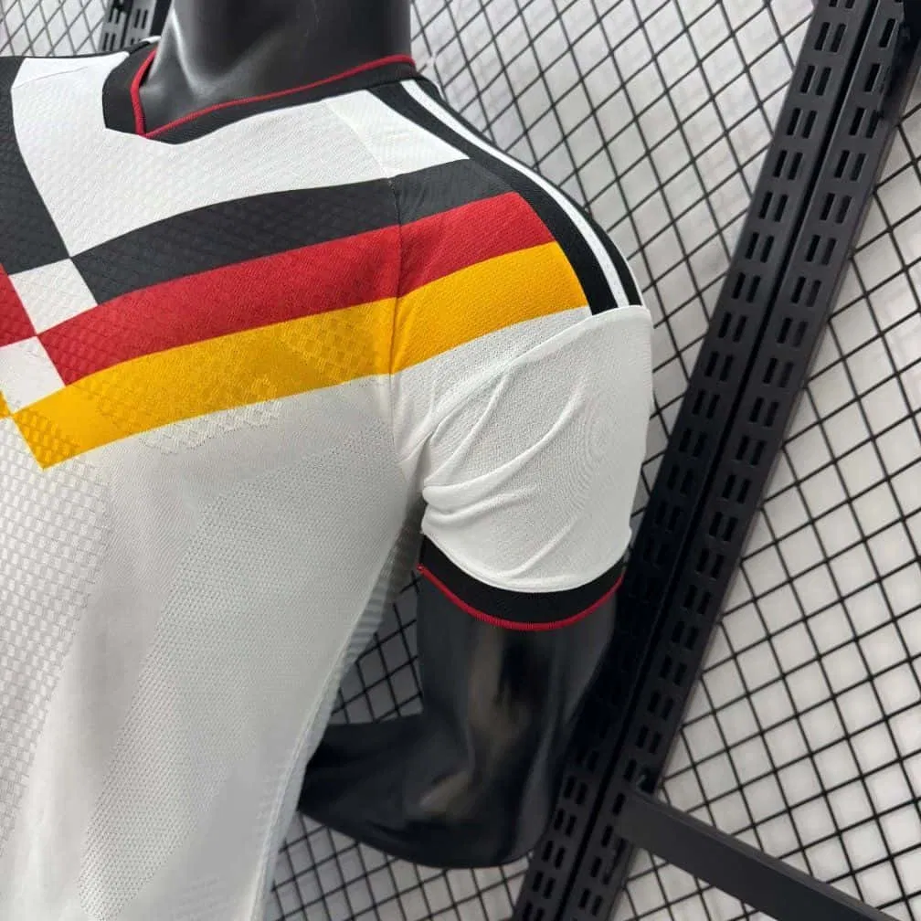 2627 Camisa de Futebol da Seleção Nacional da Alemanha, S-4XL Tamanhos Personalizados de Camisa de Futebol, Versão Réplica de Camisa Esportiva, Camisa de Futebol Premium da Tailândia
