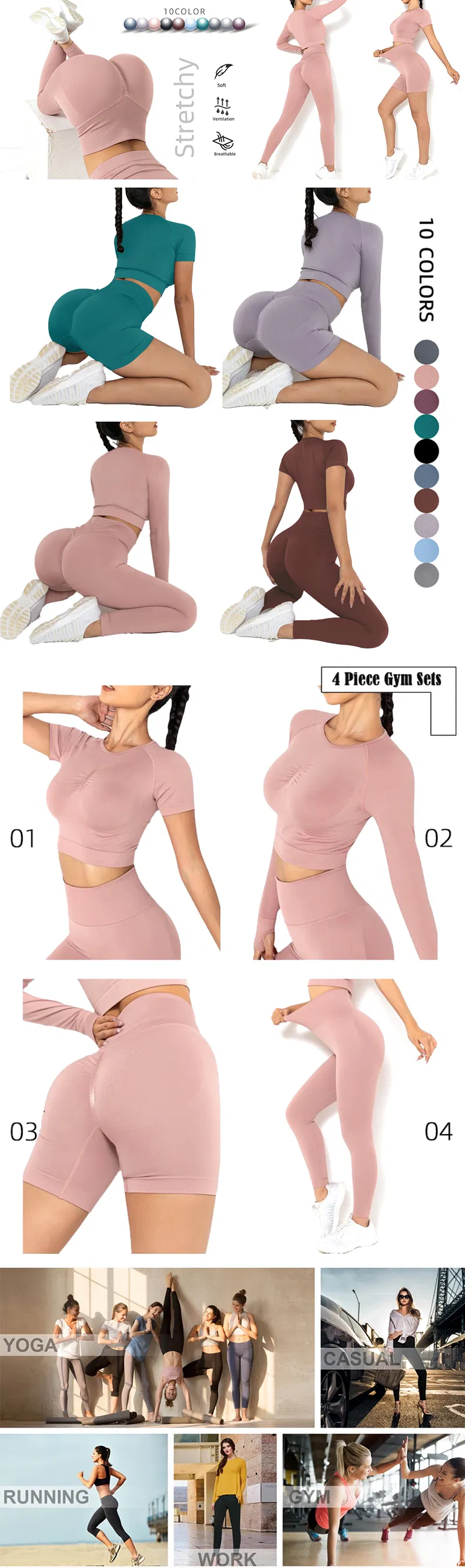 Conjunto de Compressão Fitness Feminino